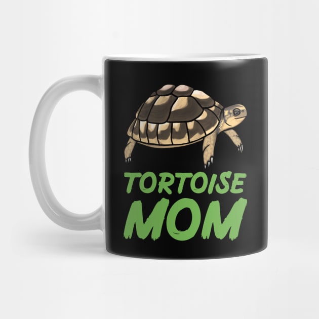 Tortoise Mom, Green, for Tortoise Lovers by Mochi Merch